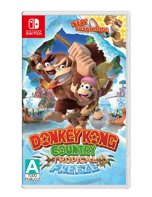 Donkey Kong Country Tropical Freeze Edición Estándar para Nintendo switch Juego Físico