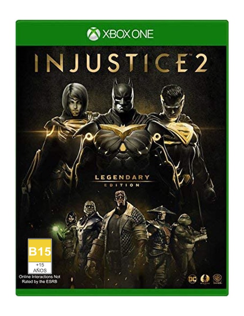 Injustice2Legendary Ed Xone Edición Estándar para Xbox One Juego Físico