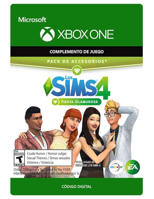 Los Sims 4: Fiesta Glamurosa Complemento de Juego Xbox One