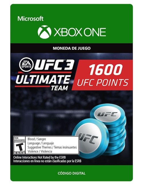 Imagen de producto UFC 3 Ultimate Team Monedas Virtuales Xbox One