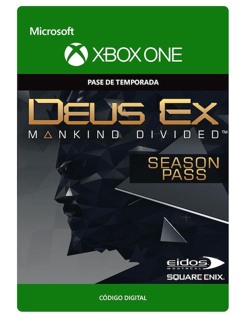 Imagen de producto Deus Ex Mankind Divided Pase de Temporada Xbox One