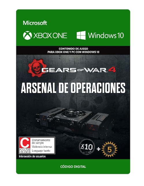 Gears of War 4: Arsenal de Operaciones Contenido de Juego Xbox One y Windows 10