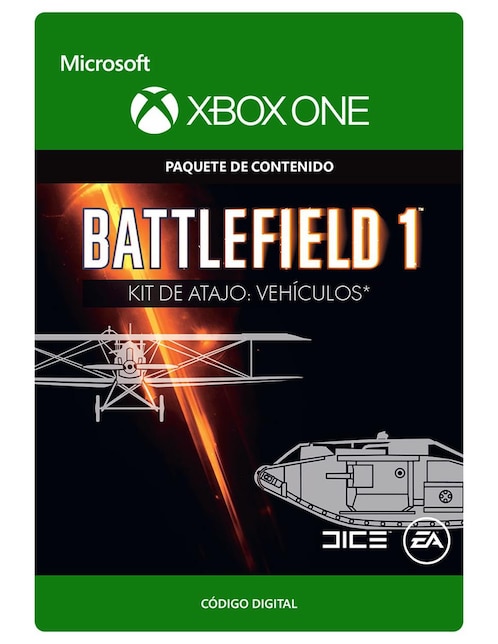 Imagen de producto Battlefield 1 Kit de Atajo: Vehículos Paquete de Contenido Xbox One