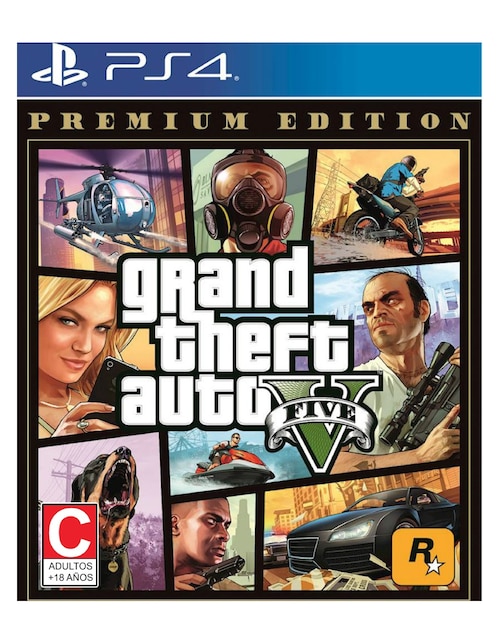 Grand Theft Auto V Premium para PS4 físico