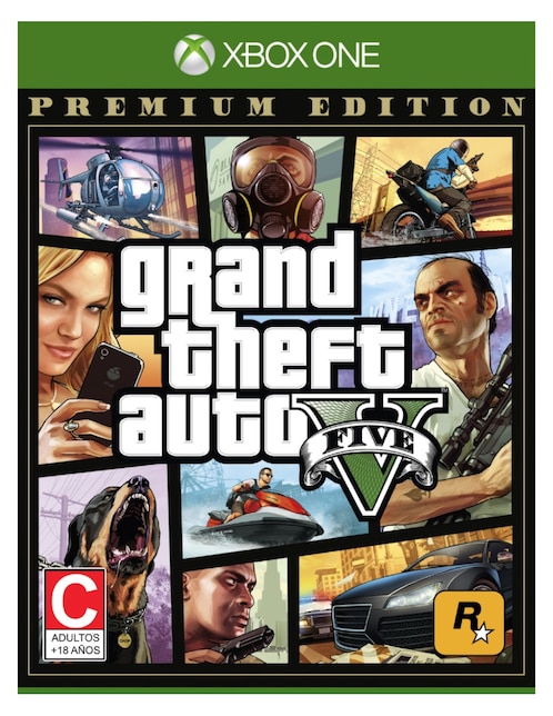Grand Theft Auto V Premium para Xbox One físico