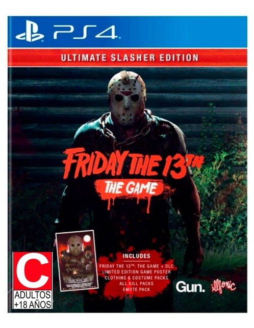 Friday The 13th: The Game Ultimate Slasher Edición Estándar para PlayStation 4 Juego Físico