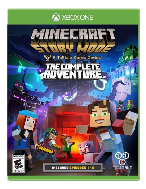 Imagen de producto Minecraft Story Mode Complete Adventure Xbox One estándar para Xbox One