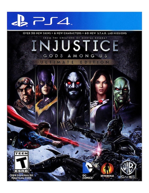 Injustice Gods Among Us Estándar para PS4 físico