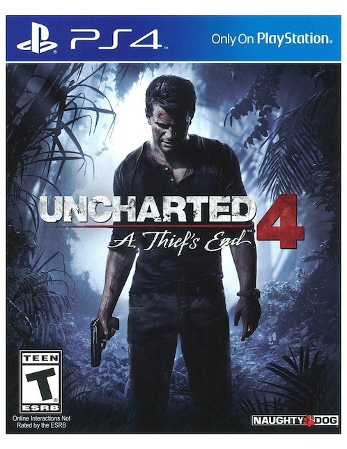 Uncharted 4: El Desenlace del Ladrón Estándar para PS4 físico