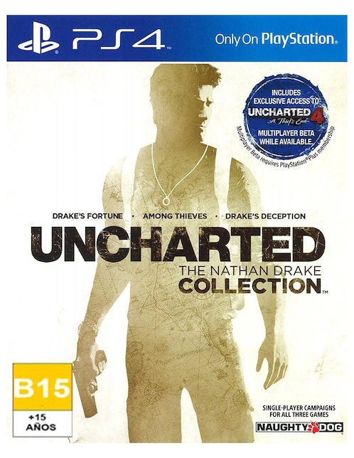 Uncharted: The Nathan Drake Collection estándar para PS4