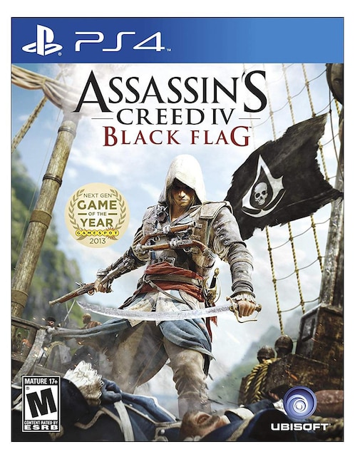 Assassin's Creed IV Black Flag Estándar para PS4 físico