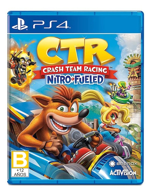 Crash Team Racing Nitro Fueled Edición Estándar para PlayStation 4 Juego Físico