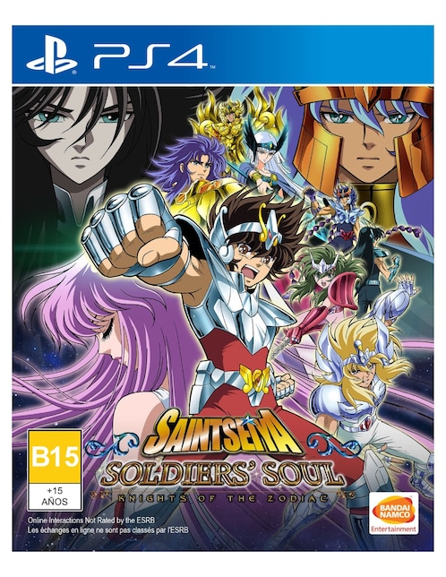 Saint Seiya Soldiers Soul Knights Of The Zodiac Edición Estándar para PlayStation 4 Juego Físico