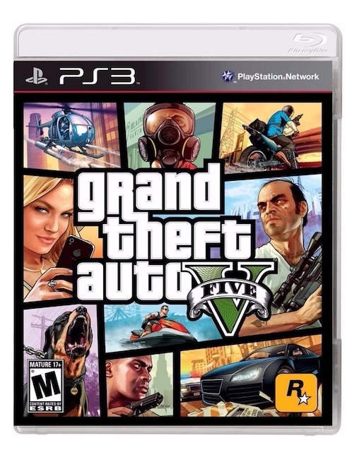 Grand Theft Auto V Edición Estándar para PlayStation 3 Juego Físico
