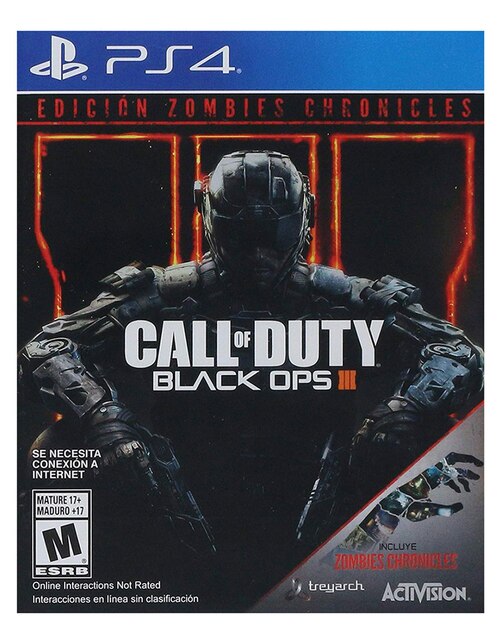 Call Of Duty Black Ops 3 Zombie Estándar para PS4 físico