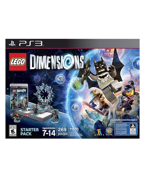 PS3 Lego Dimensions Starter Pack Us Fc Mx Edición Estándar para PlayStation 3 Juego Físico