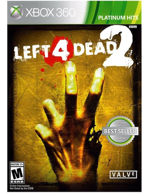 Left For Dead 2 Edición Estándar para Xbox 360 Juego Físico