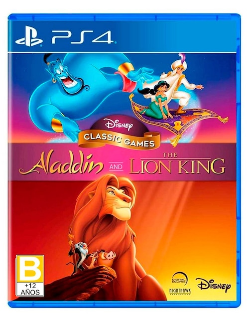 Disney Classic Games Aladdin and The Lion King Edición Estándar para PlayStation 4 Juego Físico