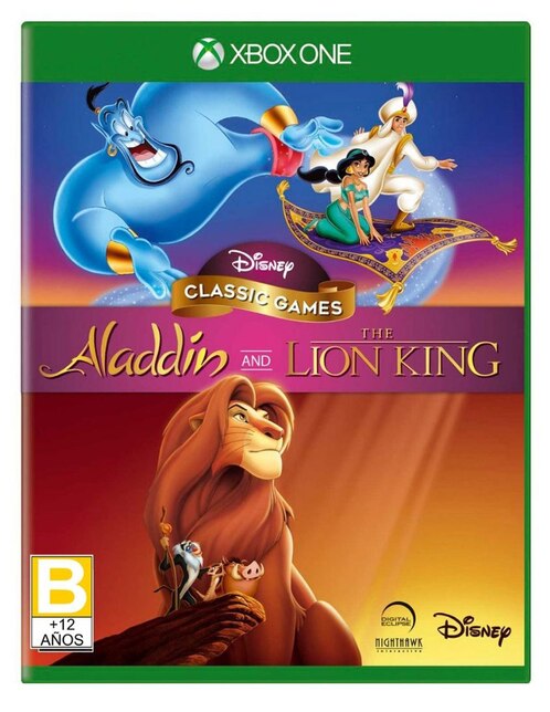Disney Classic Games Aladdin and The Lion King Edición Estándar para Xbox One Juego Físico