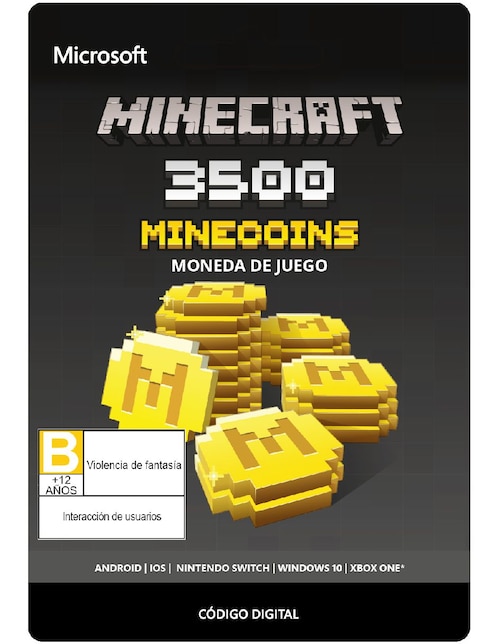 Dinero virtual Minecraft Xbox One