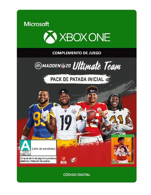 Madden NFL 20 Complemento de Juego Xbox One
