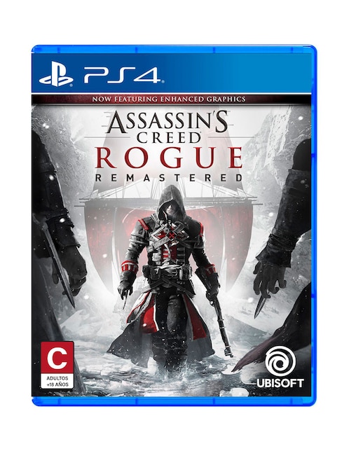 Assassin's Creed Rogue Remastered Edición Estándar para PlayStation 4 Juego Físico