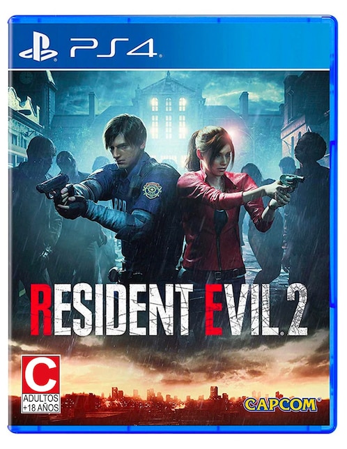 Resident Evil 2 Estándar para PS4 físico Negro suavizado