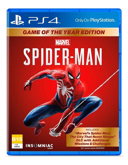 Marvel Spider-Man Edición Game Of The Year para PlayStation 4 Juego Físico