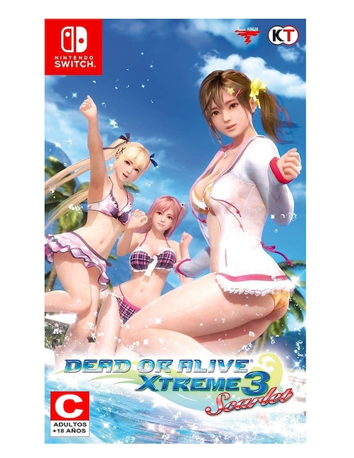 Dead Or Alive Xtreme 3 Scarlet Switch estándar para Nintendo Switch