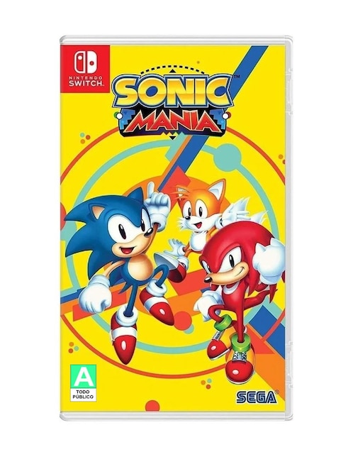 Sonic Mania Edición Estándar para Nintendo Switch Juego Físico