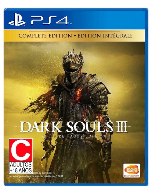Dark Souls III The Fire Fades Edición Complete para PlayStation 4 Juego Físico