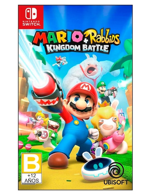 SWITCH Crash Team Racing Y Mario + Rabbids Kingdom Battle Switch estándar para Nintendo Switch