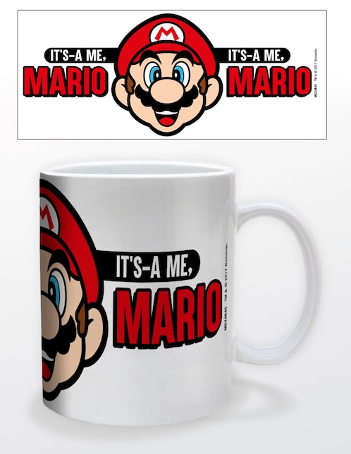 Taza Nintendo Mario Its a me