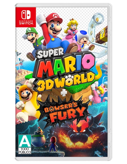 Bundle Super Mario 3D World  Estándar +  Bowser´S Fury Tercera persona físico