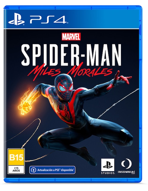 SpiderMan Miles Morales Estándar para PS4 físico