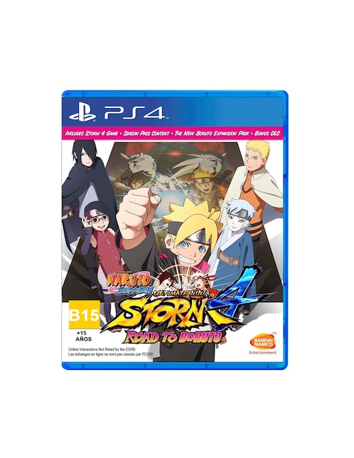 Naruto Shippuden Ultimate Ninja Storm 4 Road To Boruto Bandai estándar para PS4