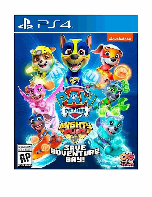 Paw Patrol Mighty Pups Save Adventure Bay Playstation estándar para PS4