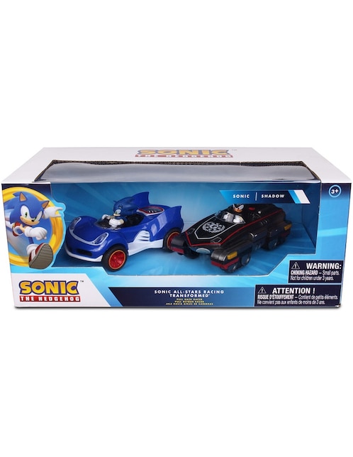 Set Carros de Fricción Sega Sonic y Shadow
