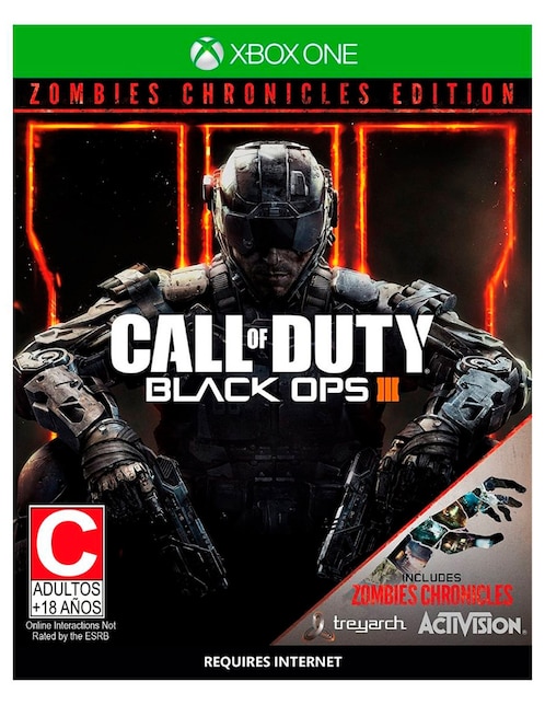 Call Of Duty Black Ops 3 + Zombies Chronicles Estándar para Xbox One físico