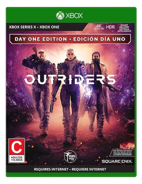 XBOX SERIES X Outriders day one  edition para xbox series X/xbox one