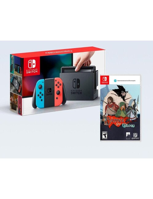 Consola Portátil Neón Nintendo Switch 1.1 de 32 GB + Videojuego Banner