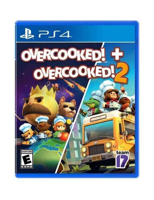 PLAYSTATION Overcooked 1 Y 2 Playstation estándar para PS4