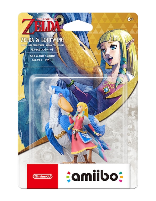 Figura Amiibo Zelda y Loftwing Nintendo The Legend Of Zelda
