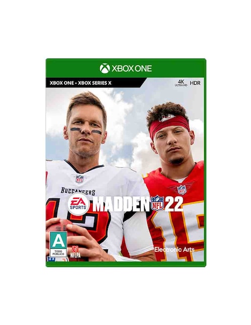 Madden NFL 22 para Xbox One y Xbox Series X físico