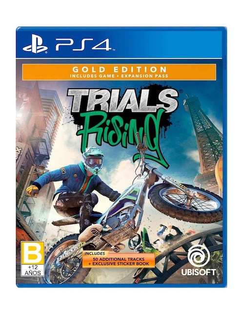 Trials Rising Gold para PS4 físico