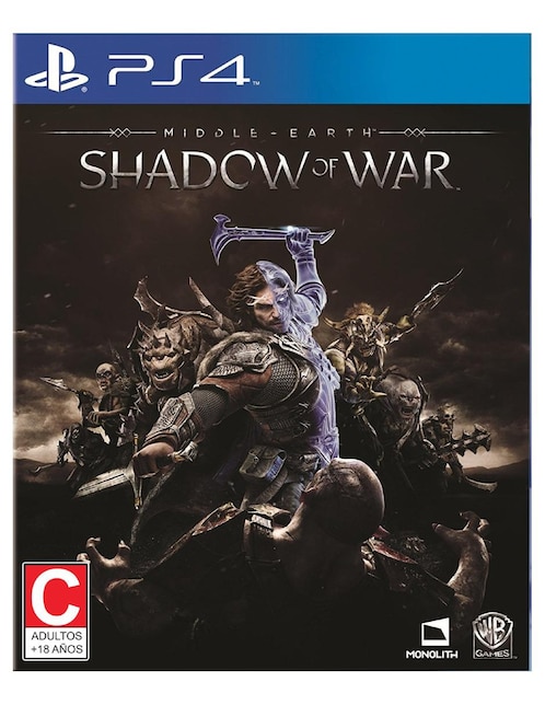 Middle-Earth: Shadow Of War Ps4 estándar para PS4
