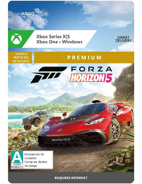 Forza Horizon 5 Premium para Xbox Series X/S Y Xbox One digital