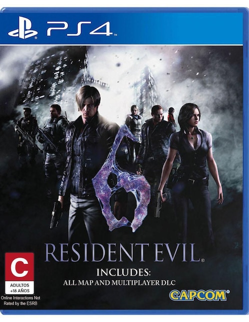 Resident Evil 6 Remastered Capcom estándar para PS4