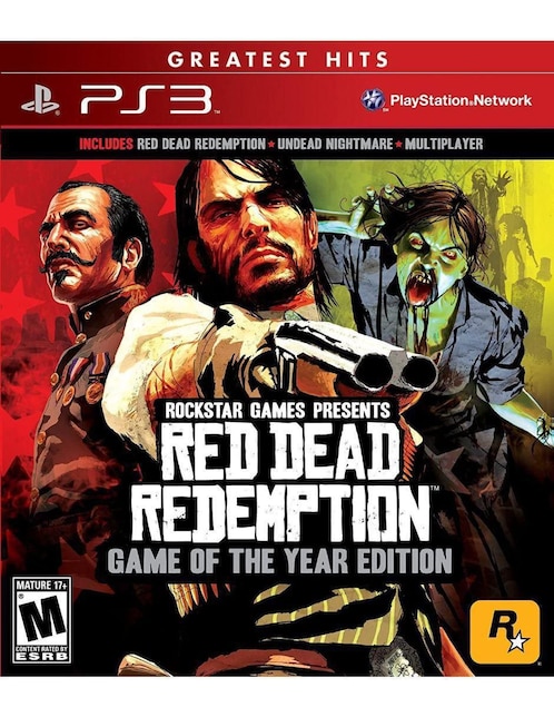 Red Dead Redemption Game of the year para PS3 físico