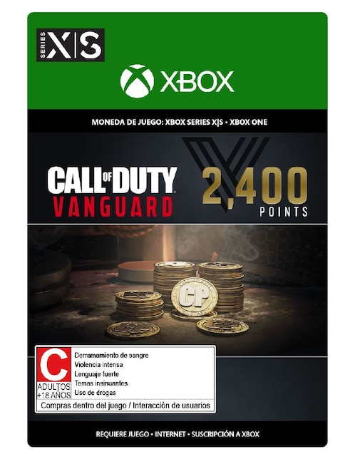 Dinero virtual Call Of Duty: Vanguard 2,400